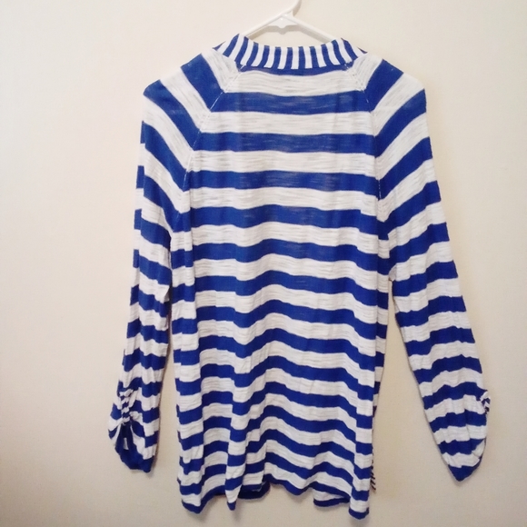 TORRID open front striped cardigan - size 1 - Picture 4 of 7